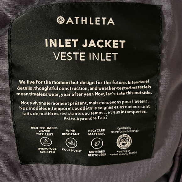 Athleta Inlet Jacket Dress Blue XL worn once - Picture 2 of 7